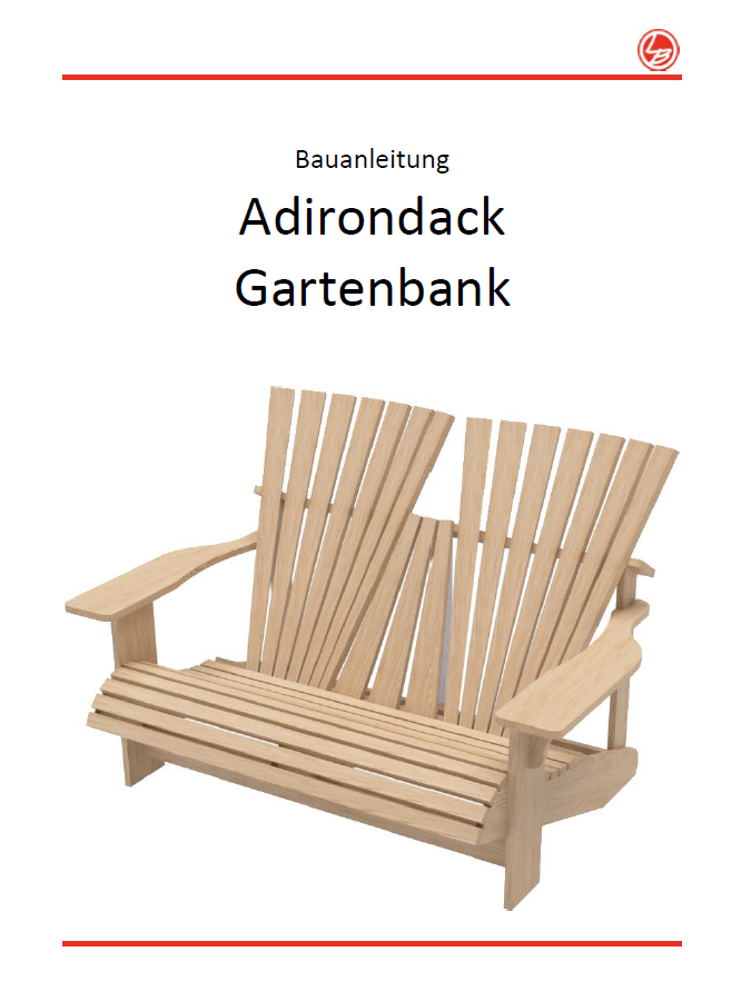 Adirondack Gartenbank (Bauanleitung)