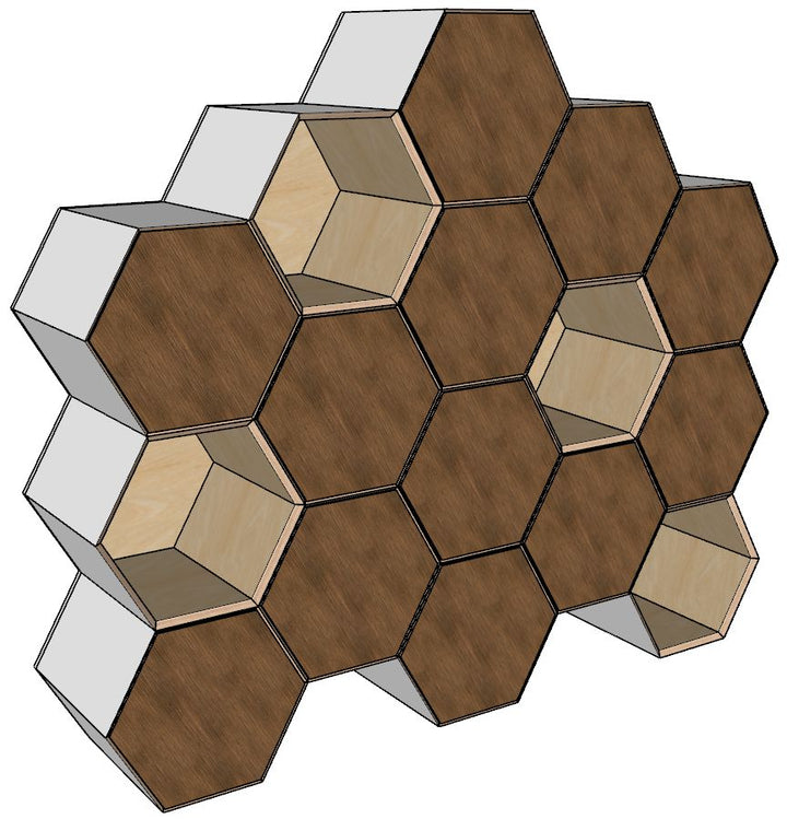 Hexagon-Sideboard (Bauanleitung)