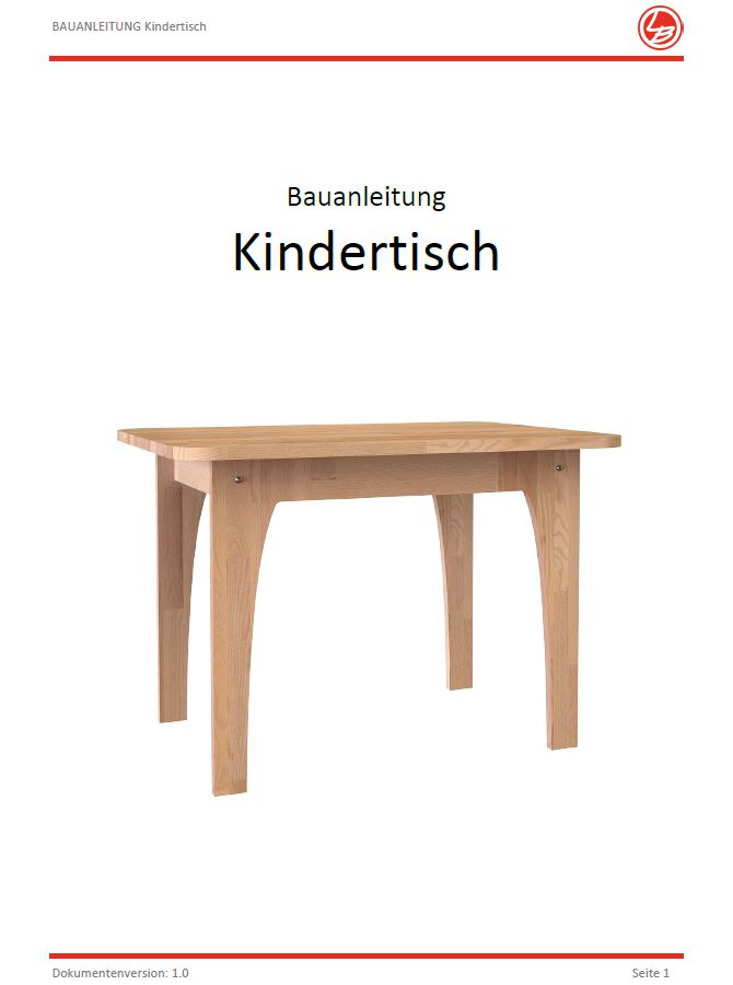 Kindertisch (Bauanleitung)