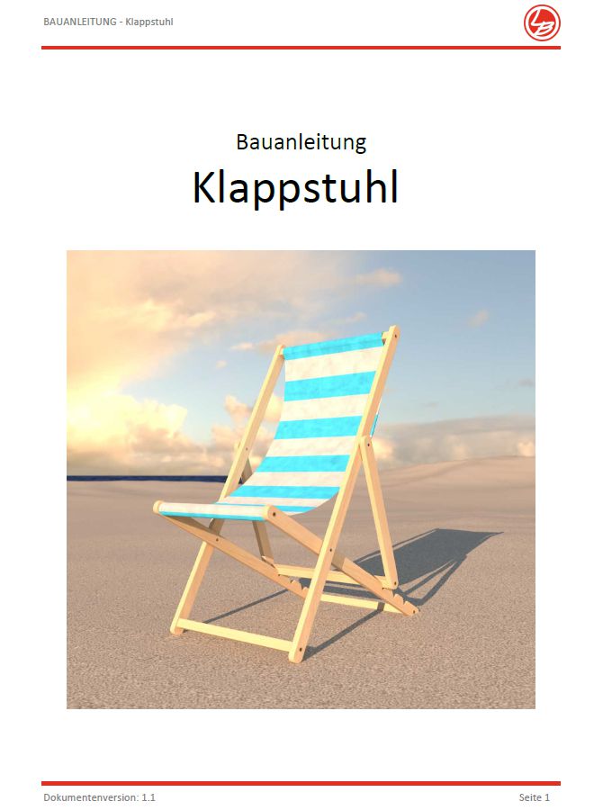 Klapp-Liegestuhl (Bauanleitung)