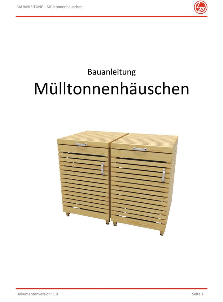 Mülltonnenhäuschen (Bauanleitung)