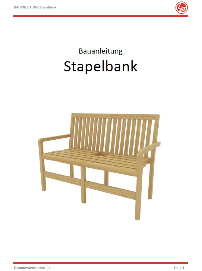 Stapelbank (Bauanleitung) Einzeln